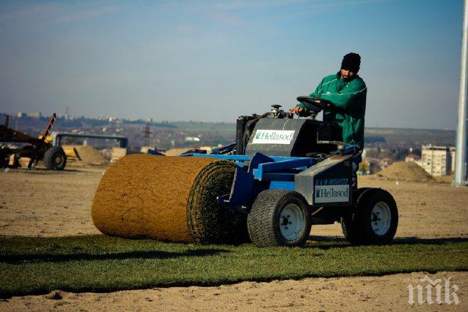 Лудогорец продължава с изграждането на най-модерната база в България
