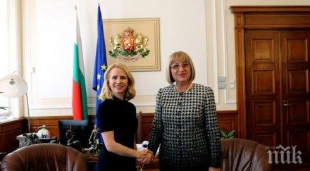 цачева обсъди външния министър лихтенщайн засилване икономическото сътрудничество