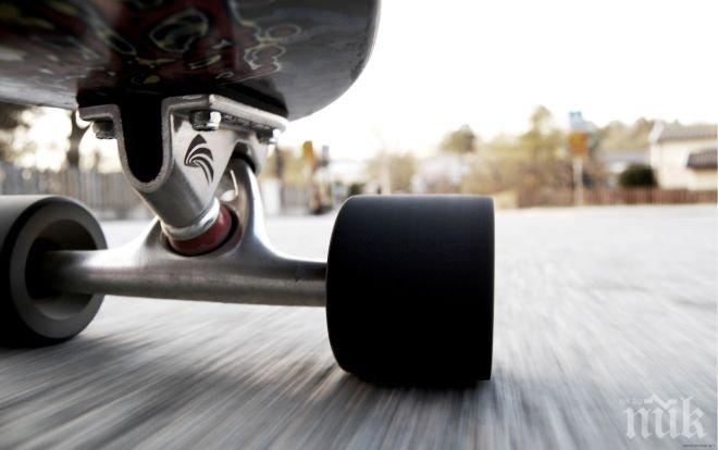 Булдогът Ото постави рекорд на скейтборд