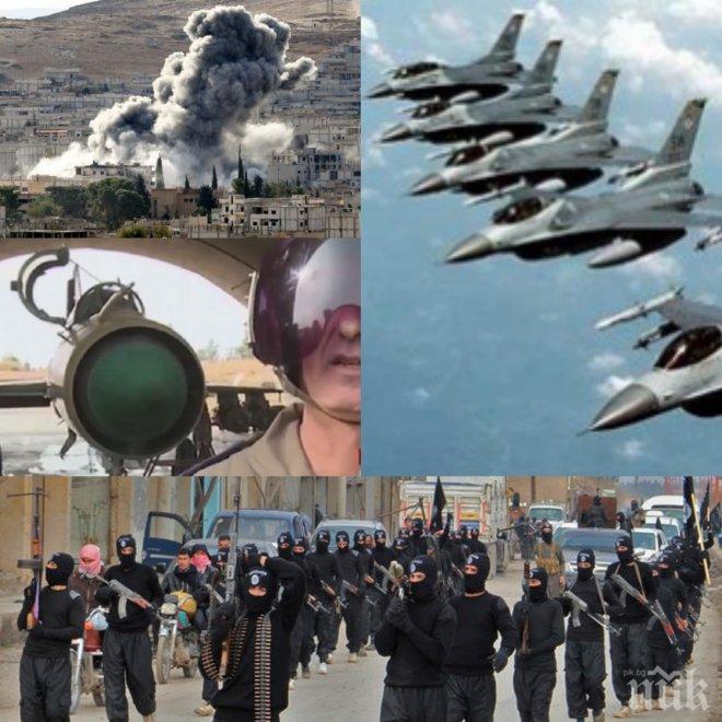 Войната става все по-жестока: Руснаците атакуваха 300 обекта на „Ислямска държава” само за 48 часа (видео)