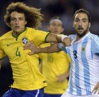 Аржентина - Бразилия мина под знака на трагедията в Париж