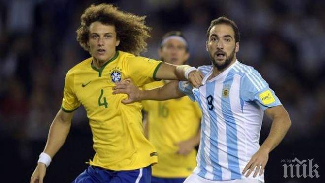Аржентина - Бразилия мина под знака на трагедията в Париж