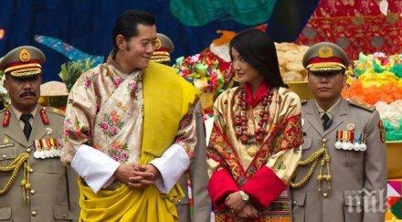 бутан ликува очакване новия принц