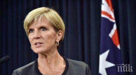 джули бишоп австралия участва действията единна антитерористична коалиция сирия ирак такава създаде