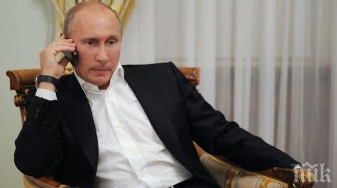 Путин обеща на Камерън да фокусира ударите в Сирия върху Ислямска държава 
