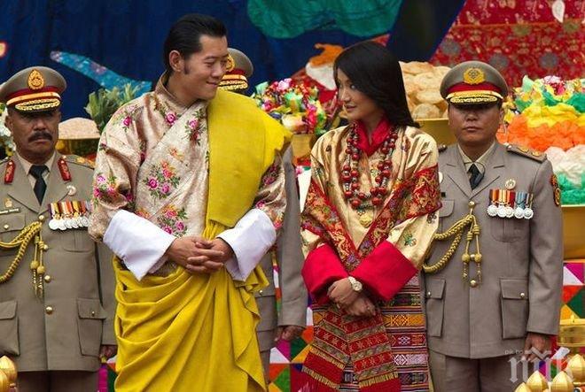 Бутан ликува в очакване на новия си принц