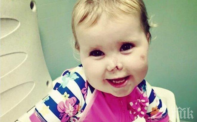 Въпреки трагедията, която преживя това малко, лъчезарно дете, то е адски борбено!