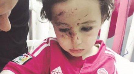 кристиано среща детенце загубило родителите терористичен акт бейрут