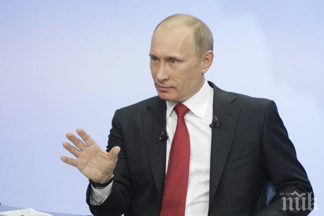 Путин: Мой дълг е да изпратя терористите на Бога