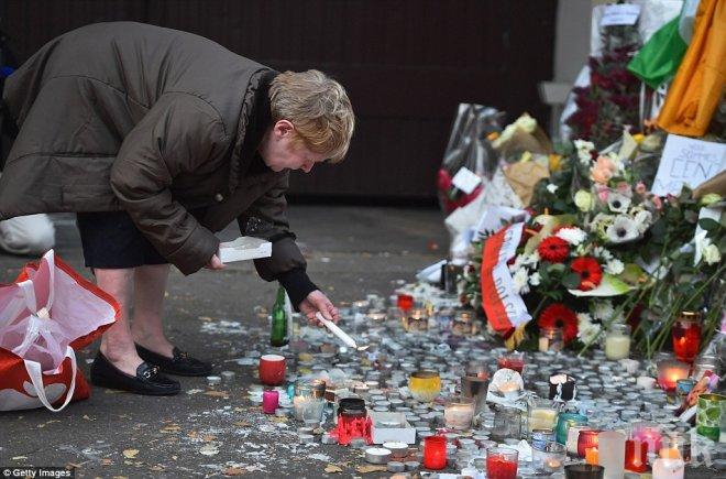 Хиляди почетоха жертвите от Париж на бдение в Моленбек