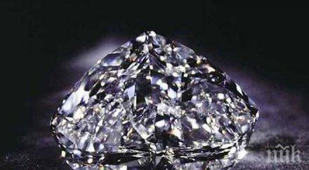откриха втория голям скъпоценен диамант света