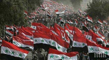 девет души загинаха бомбена атака джамия багдад