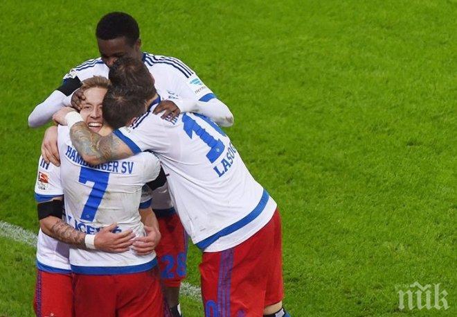 Хамбургер спря победната серия на Борусия (Дортмунд)