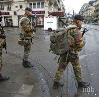 Патрули от армия и полиция шетат по улиците на Брюксел
