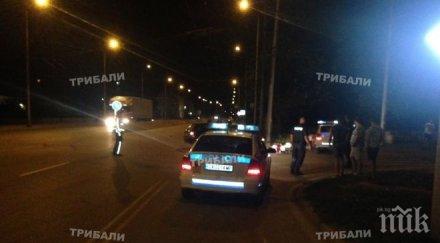 пловдивския състезател помете клошар мотора снимка