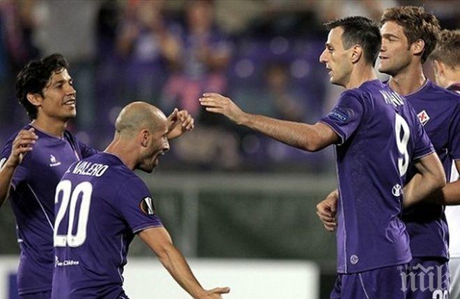 Фиорентина изпусна първото място в Серия А