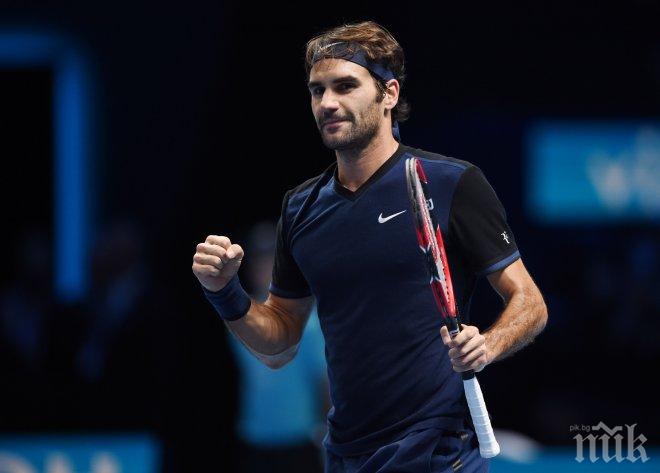 Федерер би Вавринка, излиза за трофея в Лондон срещу Джокович