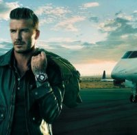 Дейвид Бекъм стана рекламно лице на швейцарски часовници