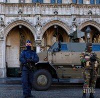 Брюксел остава в максимална степен на тревога, един обвинен и 15 освободени след снощните арести