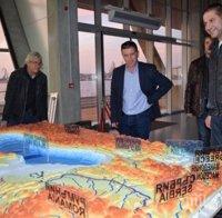 Макет на Черно море краси Морска гара Бургас