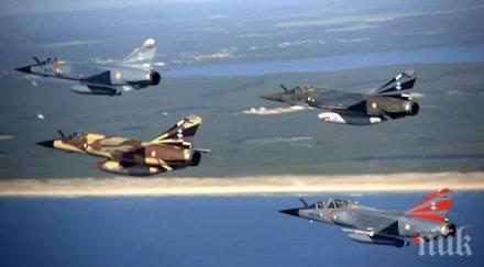 франция бомбардирала позиции ислямска държава сирия