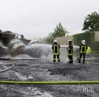 Извънредно! По сирийско-турската граница горят камиони