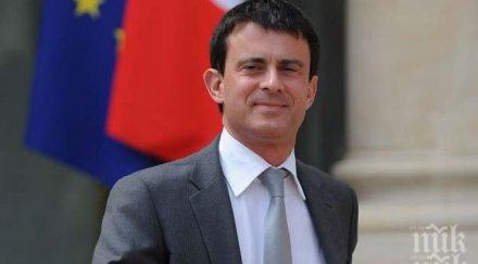 френският премиер призова спиране приема бежанци близкия изток