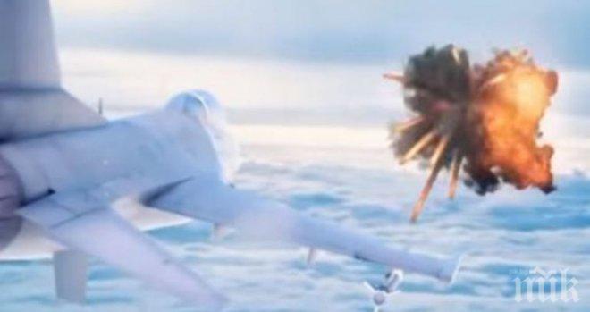 ЕКСКЛУЗИВНО! Възстановка разкрива как е нападнат и свален руският самолет Су-24 (видео)