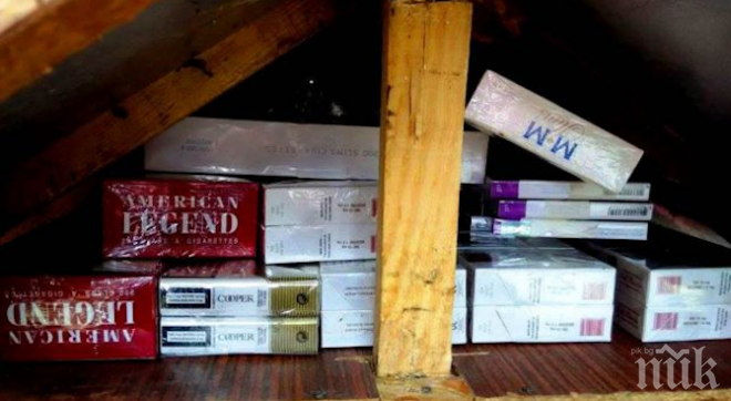 Откриха нелегални цигари в кучешка колиба 
