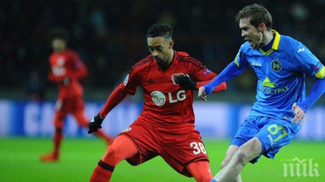 Бате и Леверкузен не решиха нищо, но класираха Барса напред