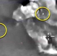 Ти да видиш: НЛО наблюдават войната в Сирия (видео)