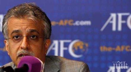 азиатската конфедерация подкрепи шейх салман изборите