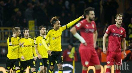 дортмунд разправи щутгарт нов голов рецитал обамеянг