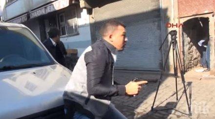 ужас турция застреляха адвокат очите мнозина видео