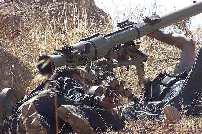 Турция обстрелвала сирийската армия с минохвъргачки