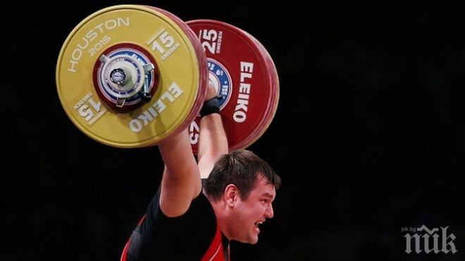Алексей Ловчев спечели титлата при най-тежките с нов световен рекорд