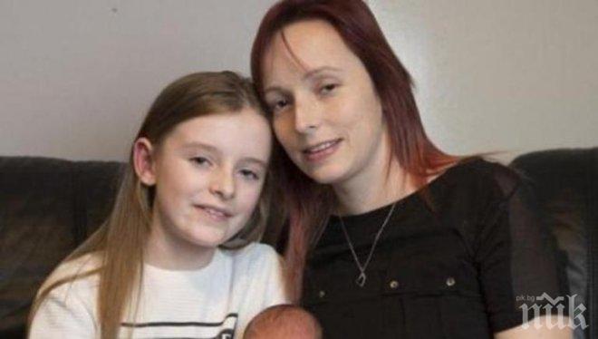 11-годишно момиченце акушира на майка си и после отиде на училище