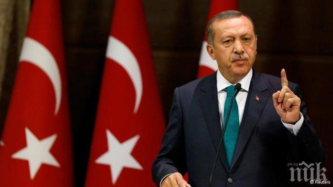 Ердоган предупреди Русия: Не си играйте с огъня