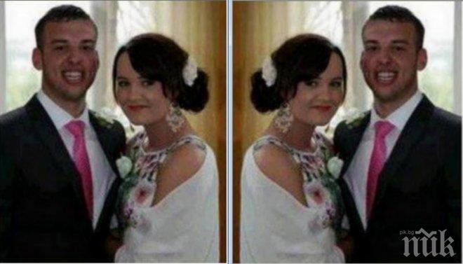 Младоженец помоли неговата сватбена снимка да бъде обработена с Фотошоп...