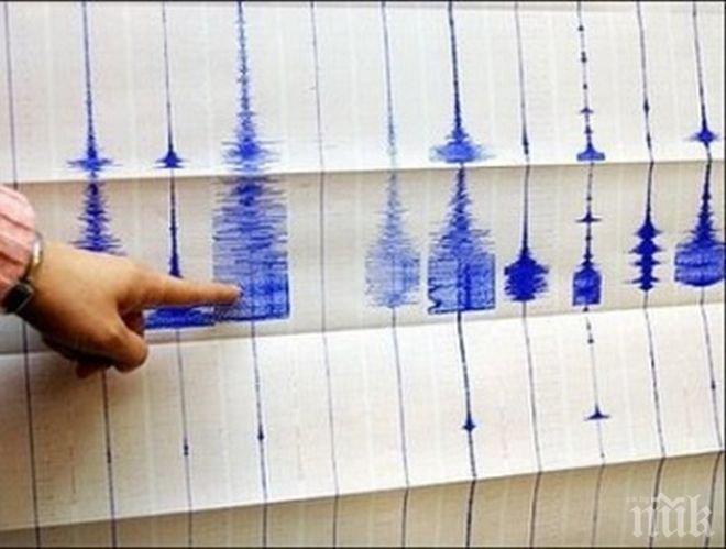 Слабо земетресение на българо-гръцката граница