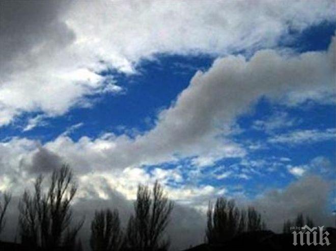 Разкъсана облачност над цялата страна