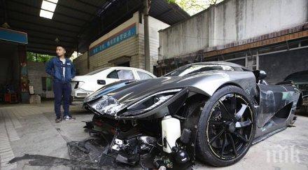 пиян шофьор разби суперавтомобил млн долара