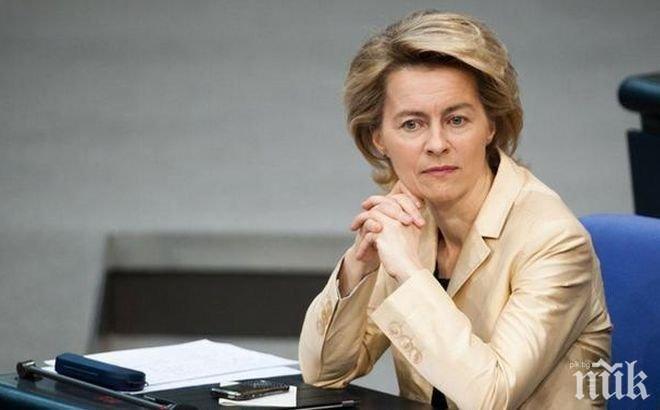 Урсула фон дер Лайен: Не бива да има илюзии относно мисията на Германия срещу „Ислямска държава“

