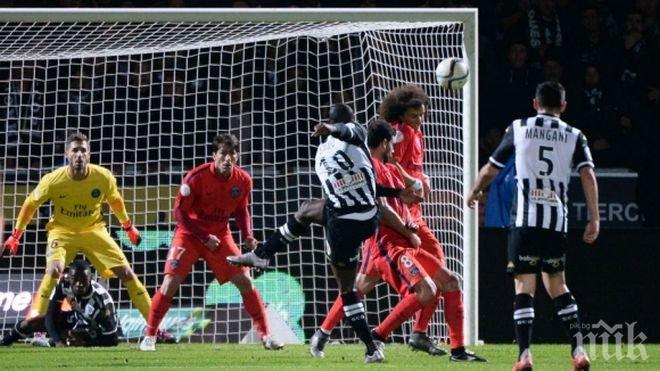 Гредите спряха победната серия на ПСЖ