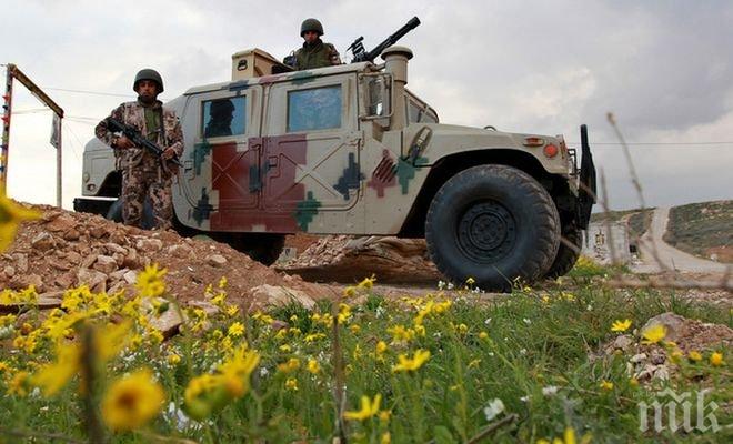 Двама йордански полицаи са убити близо до границата със Сирия 