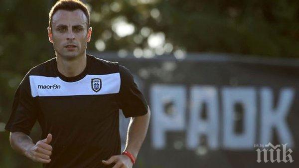 Клауза позволява на Бербатов да напусне ПАОК заради Англия 
