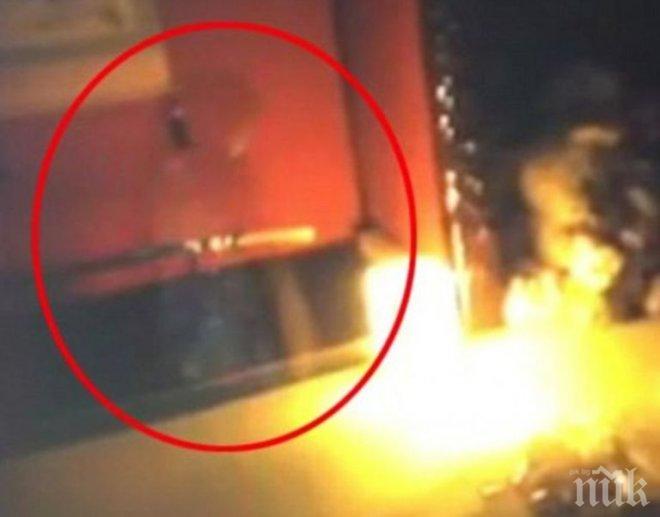 Невиждано! Мъж засне срещата си с призрак на дете (смразяващо видео)