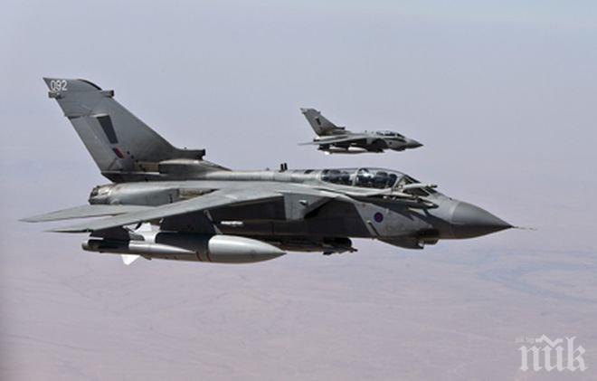 Два изтребителя на британските ВВС излетяха за нанасяне на удари срещу ИД в Кипър