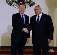 Дейвид Камерън хвали граничния контрол в България