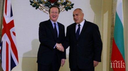 дейвид камерън хвали граничния контрол българия